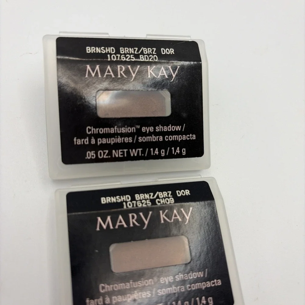 Mary Kay CHROMAFUSION EYE SHADOW 0.05 Oz Burnished Bronze 107625 Lot Of 2 New